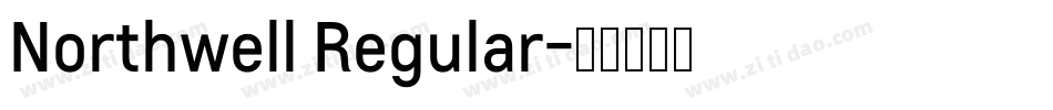 Northwell Regular字体转换